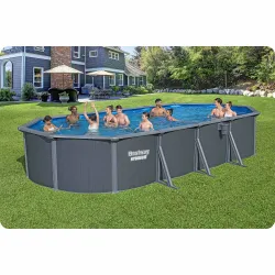 Piscine de jardin résistante 732x366x132 cm en panneaux Bestway 561CW