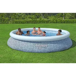 Piscine autoportante 457 x 84 cm, facile à monter, idéale pour les enfants