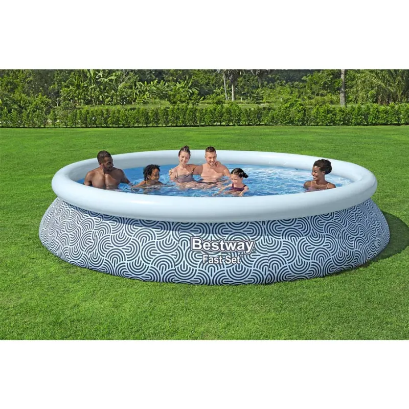 Piscine autoportante 457 x 84 cm, facile à monter, idéale pour les enfants