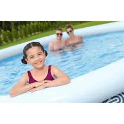 Piscine de jardin 457 x 84 cm, parfaite pour les journées d'été, détente au jardin