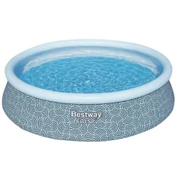 Piscine autoportante 457 x 107 cm, facile à installer pour les journées d'été