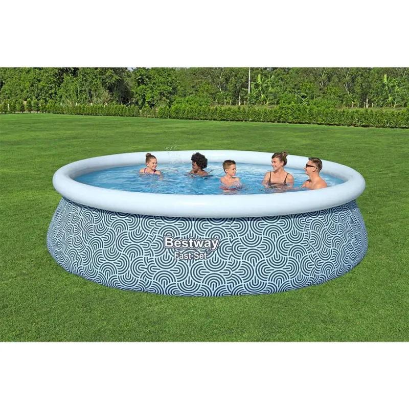 Piscine 457 x 107 cm, idéale pour s'amuser dans le jardin pour enfants et adultes