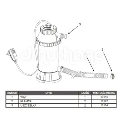 Chauffage de Piscine INTEX 28684, fabriqué à partir de matériaux durables, résistant aux intempéries
