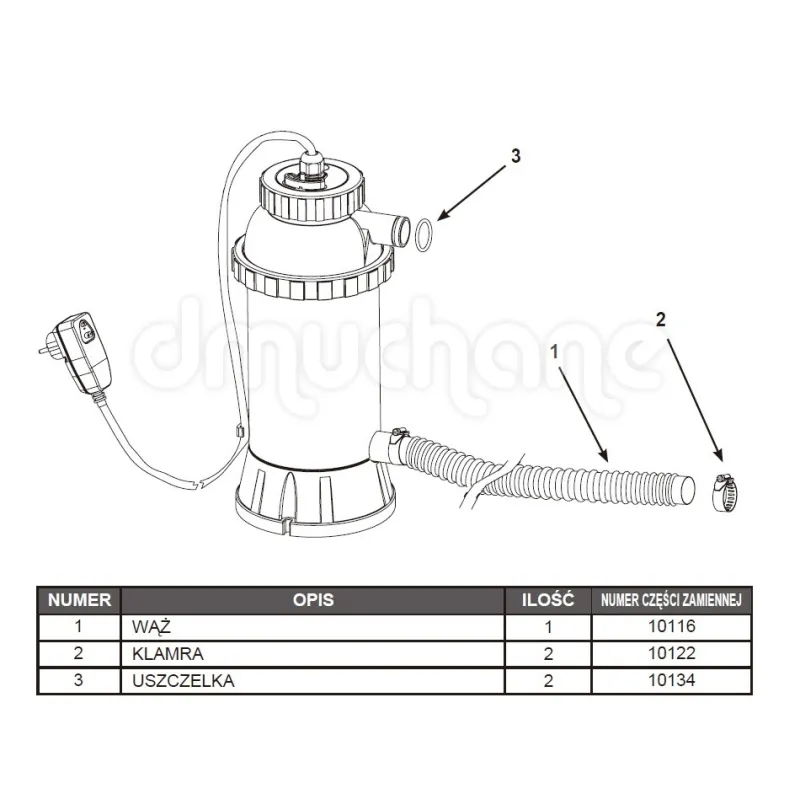 Chauffage de Piscine INTEX 28684, fabriqué à partir de matériaux durables, résistant aux intempéries