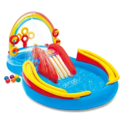 Terrain de Jeu Gonflable Arc-en-Ciel 297 x 193 x 135 cm INTEX 57453