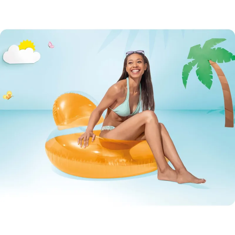 Fauteuil INTEX 58889, excellent choix pour des fêtes d'été et détente en plein air