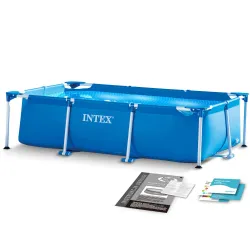 INTEX 28272 Piscine de jardin avec structure 300 x 200 x 75 cm