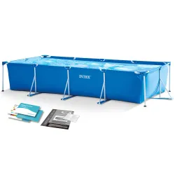 INTEX 28273 Piscine de jardin avec structure 450 x 220 x 84 cm