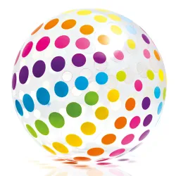Grand Ballon de Plage Gonflable 107 cm INTEX 59065