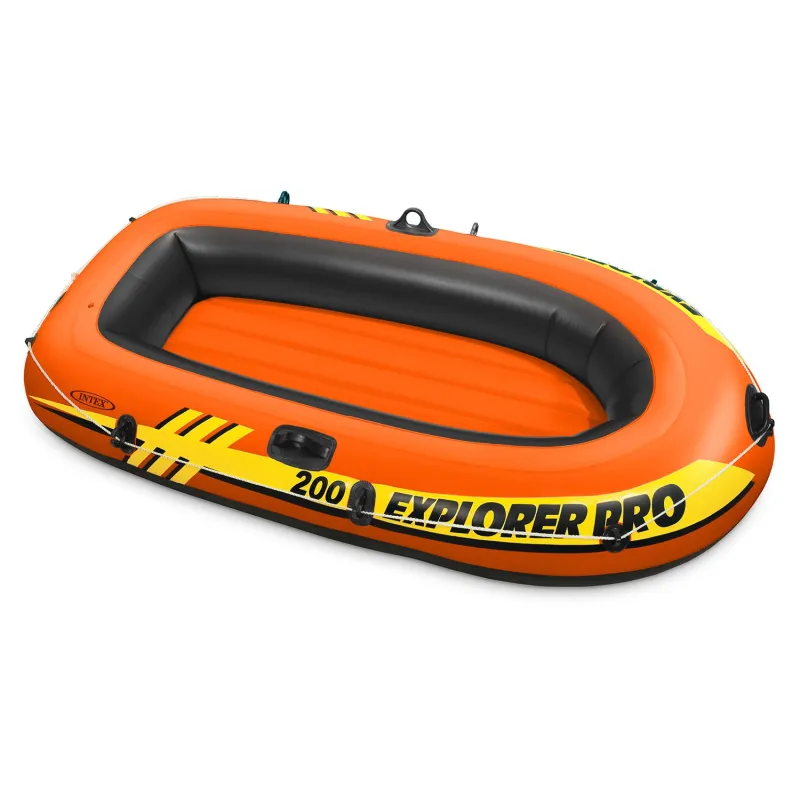 Bateau gonflable Intex Explorer PRO 200, 196 x 102 x 33 cm, parfait pour les jeux aquatiques