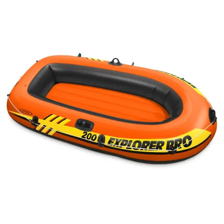 Bateau gonflable Intex Explorer PRO 200, 196 x 102 x 33 cm, parfait pour les jeux aquatiques