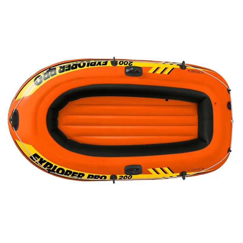 Bateau gonflable Intex Explorer PRO 200, bleu, idéal pour les loisirs nautiques