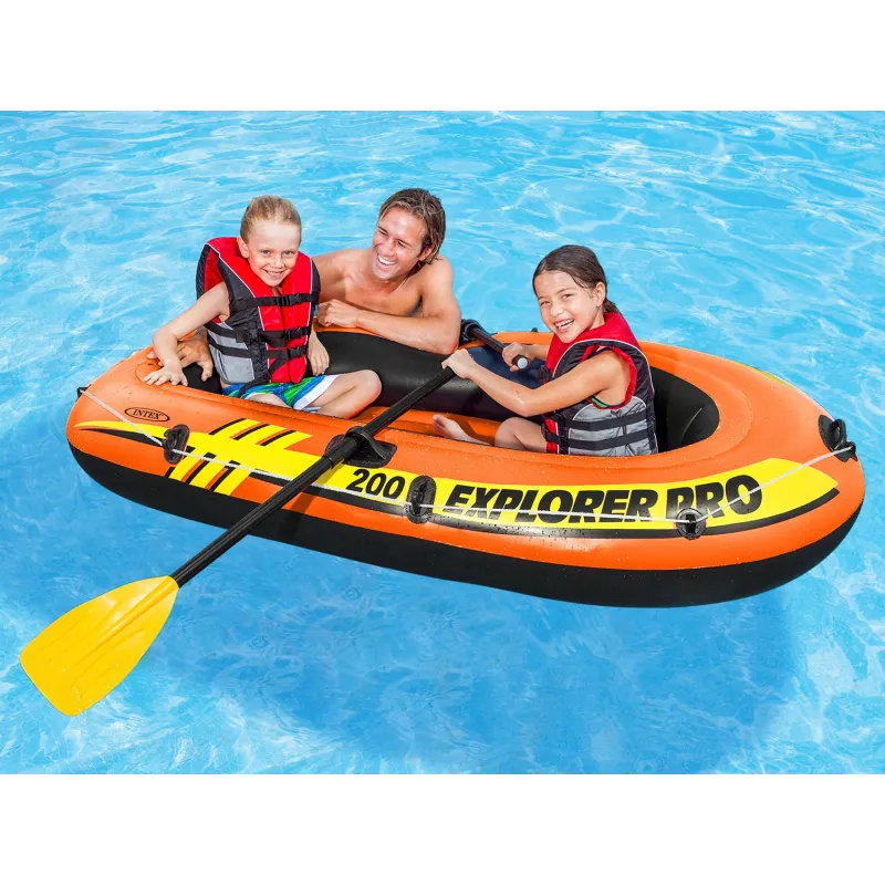 Bateau gonflable Intex Explorer PRO 200, parfait pour les activités en plein air