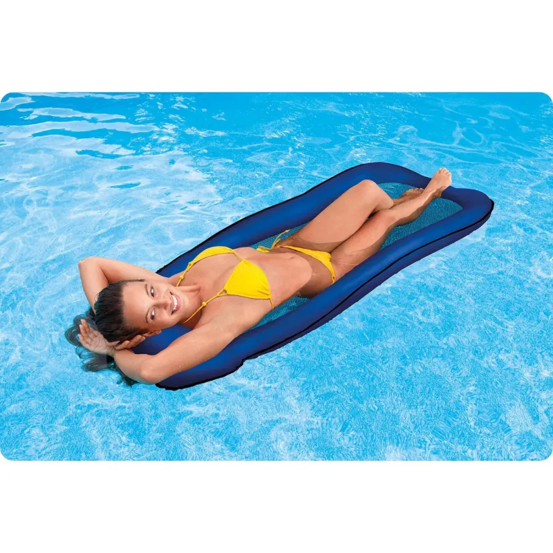 Matelas de plage avec filet, idéal pour le jardin ou la plage