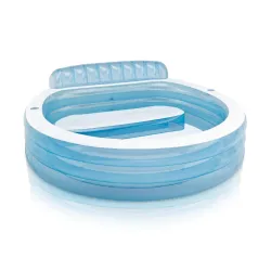 Piscine Gonflable avec Banc 229 x 218 x 79 cm INTEX 57190