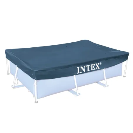 Couverture solide pour piscine tubulaire 300 x 200 cm INTEX 28038, protège des débris et du soleil