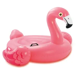 Île flamant gonflable 142 x 140 x 94 cm, matelas flottant coloré