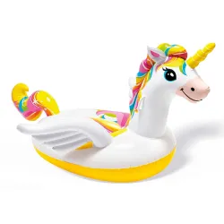Licorne gonflable 201 x 140 x 97 cm, jouet aquatique coloré pour enfants