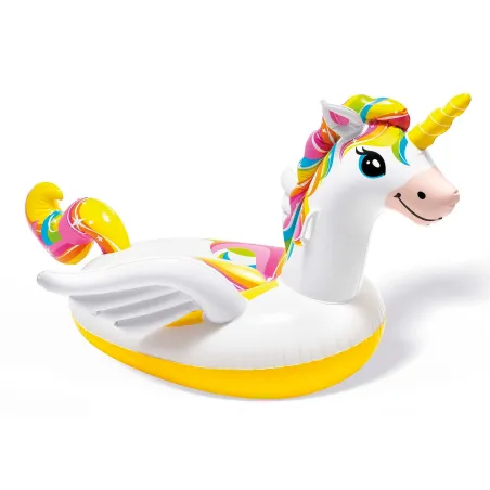 Licorne gonflable 201 x 140 x 97 cm, jouet aquatique coloré pour enfants