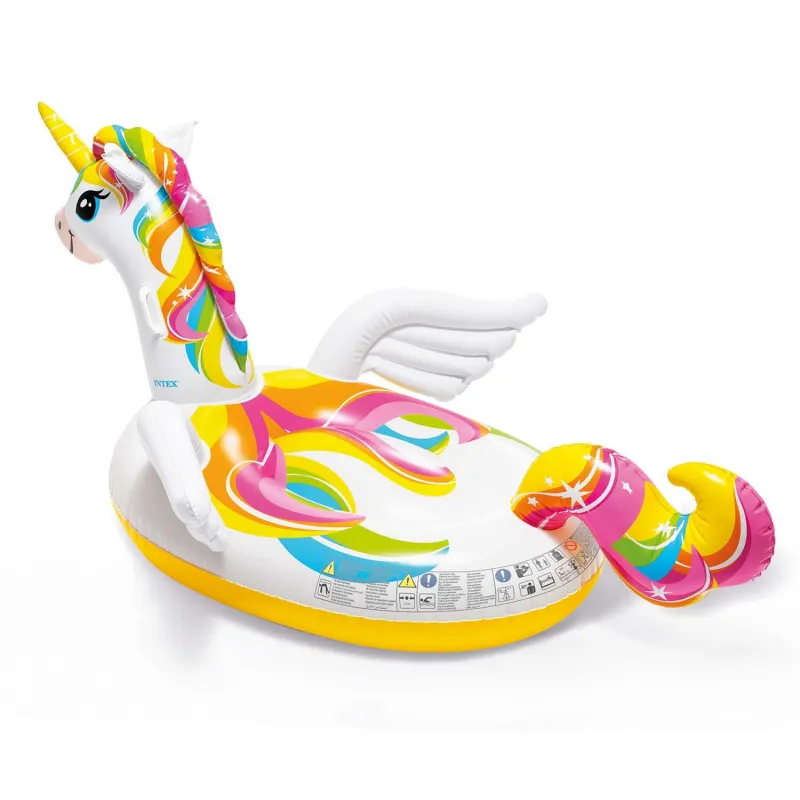 Licorne gonflable 201 x 140 x 97 cm, parfait pour le jardin ou la piscine