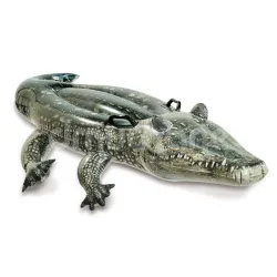 Matelas gonflable alligator 170 x 86 cm, parfait pour s'amuser dans l'eau cet été