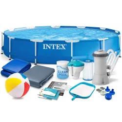 Piscine de jardin avec structure 305 x 76 cm set 15en1 INTEX 28202