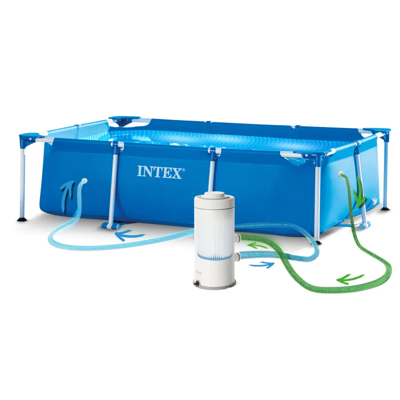 Piscine de jardin 260 x 160 x 65 cm en matériau solide INTEX 28271