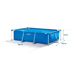 Piscine de jardin idéale pour les enfants 260 x 160 x 65 cm INTEX 28271