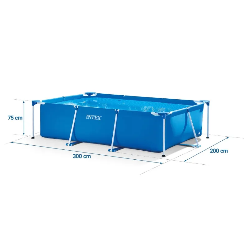 Set 15 en 1 pour Piscine de Jardin 300 x 200 x 75 cm INTEX 28272