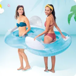 Fauteuil gonflable durable, parfait pour une utilisation en extérieur et dans l'eau