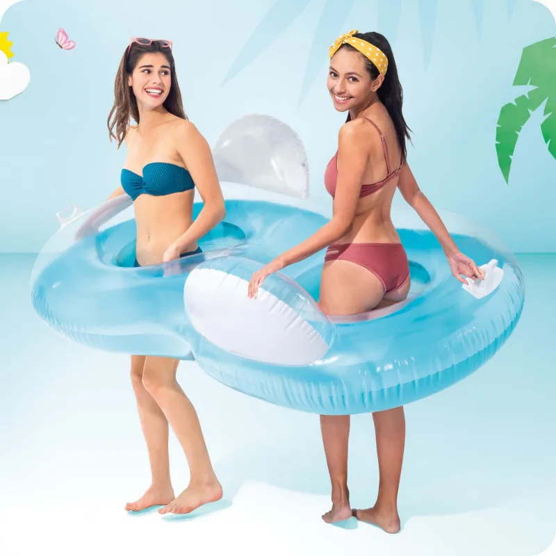 Fauteuil gonflable durable, parfait pour une utilisation en extérieur et dans l'eau