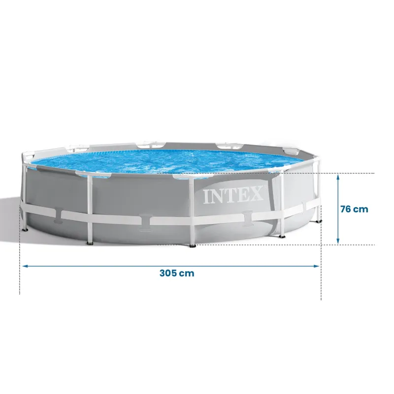 Piscine de jardin 366 x 76 cm parfaite pour la détente INTEX 26710