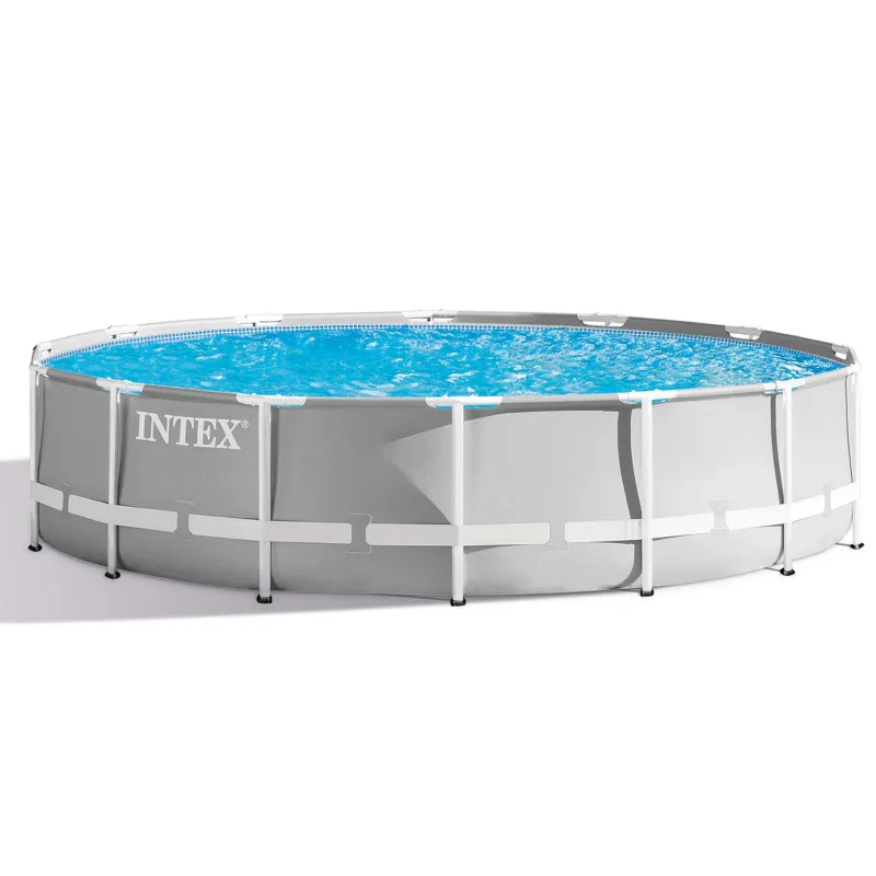 Piscine de jardin tubulaire 427x107 en matériau résistant aux intempéries