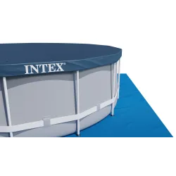 Piscine de jardin 549 x 122 cm avec structure métallique durable