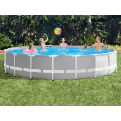 Piscine de jardin élégante 549 x 122 cm pour l'été