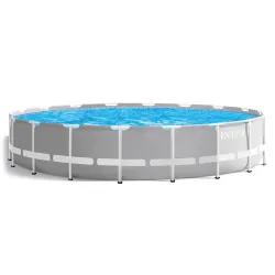 Piscine de jardin 549 x 122 cm en acier robuste pour la sécurité