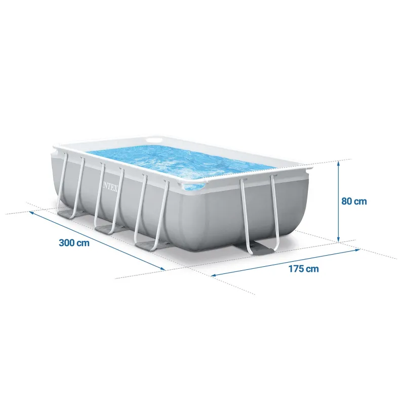 Piscine Tubulaire bleue 300 x 175 x 80 cm INTEX 26784