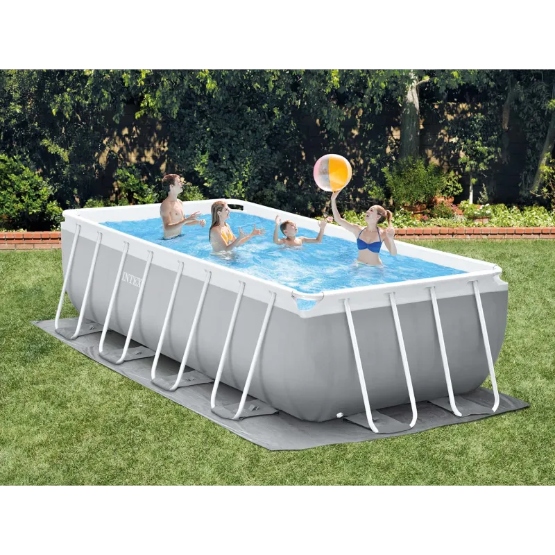 Piscine de jardin en matériau durable 488 x 244 x 107 cm INTEX 26792