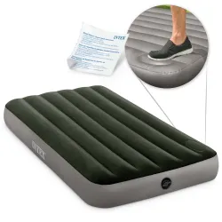 Matelas gonflable 191 x 99 x 25 cm avec pompe à pied intégrée INTEX 64761