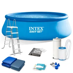 Piscine gonflable de jardin 457 x 122 cm ensemble 12 en 1 INTEX 26168