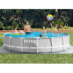 Piscine tubulaire 457 x 107 cm avec une structure solide pour un plaisir durable