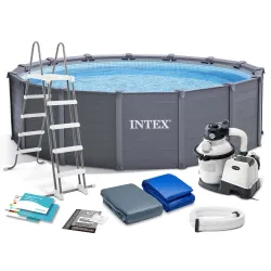 Piscine à panneaux 478 x 124 cm 11-en-1 INTEX 26384