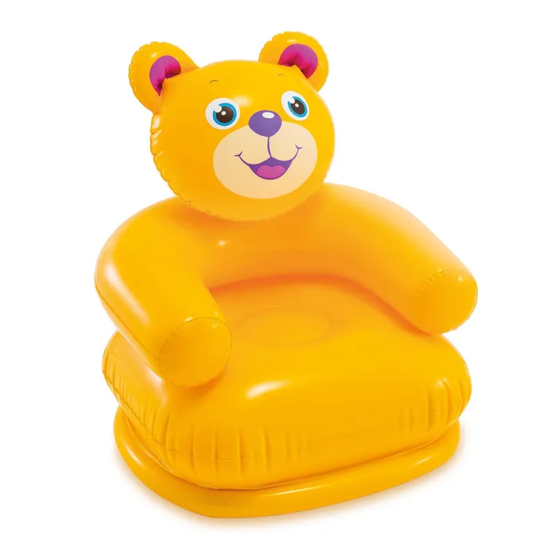 Fauteuil gonflable enfant Animaux Joyeux 65 x 64 cm, durable, transat de jardin