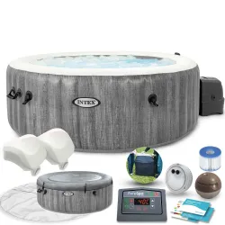 SPA gonflable avec hydromassage 196 x 71 cm 4 personnes INTEX 28440