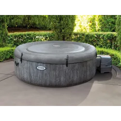 SPA gonflable avec hydromassage au style élégant, parfait pour l'extérieur