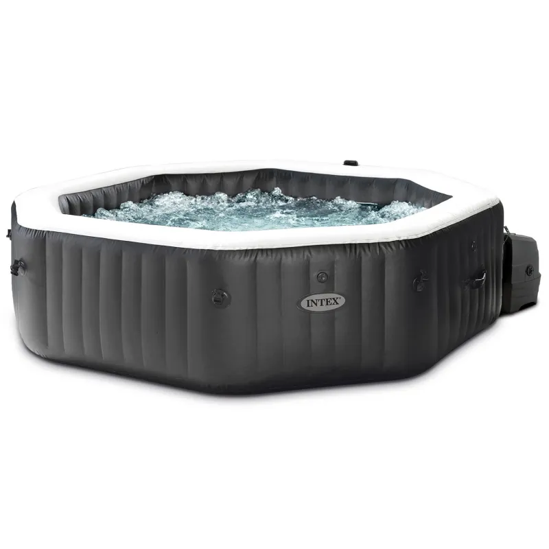 SPA gonflable avec hydromassage, parfait pour se détendre dans le jardin ou sur la terrasse