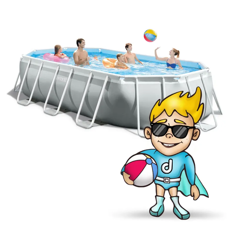 Piscine de jardin 503 x 274 x 122 cm au style élégant pour se détendre
