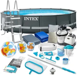 Piscine de jardin cadre 488 x 122 cm 21en1 INTEX 26326