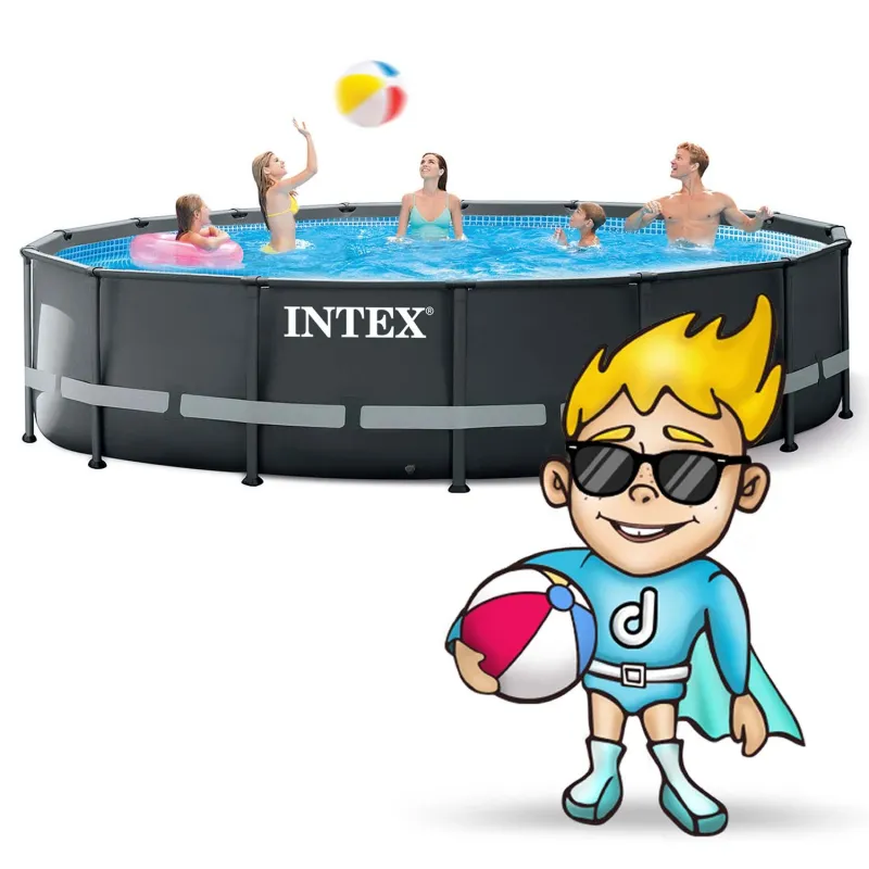 Piscine de jardin cadre 488 x 122 cm, indispensable pour le plaisir d'été