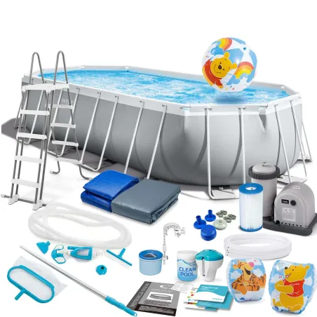 Piscine hors-sol 610 x 305 x 122 cm, ensemble 21in1 INTEX 26798 pour l'extérieur